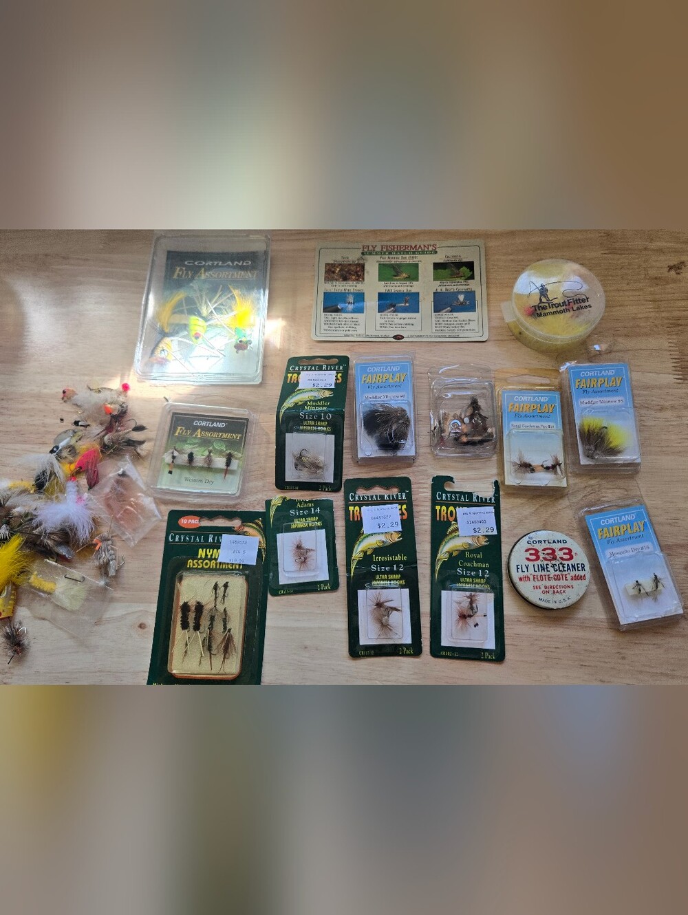 Fly Fishing Assortment Lot New And Used